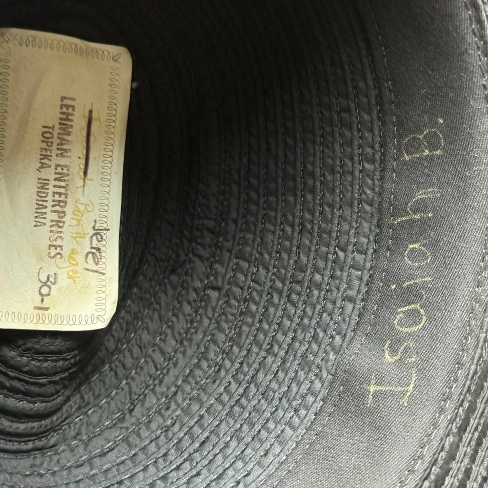 Black Amish Fedora Hat Lehman Enterprises Indiana‎ Dress Formal Party